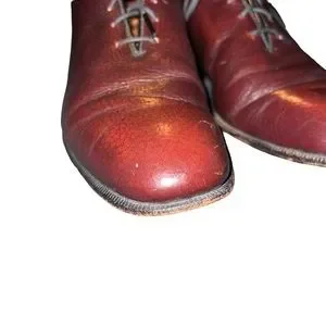 Johnston & Murphy Shoe Men’s Dress Shoe Men’s 9.5 B Mahogany Lace Up Made In USA Men main image 4